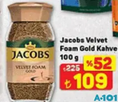 JACOBS VELVET FOAM GOLD KAHVE 100 G